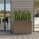 preview thumbnail 5 of 49, Dovelina Modern Metal Rectangular Planter- Elevate Your Space, Indoors & Outdoors