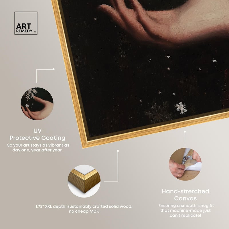 Holding Winter Canvas by Art Remedy