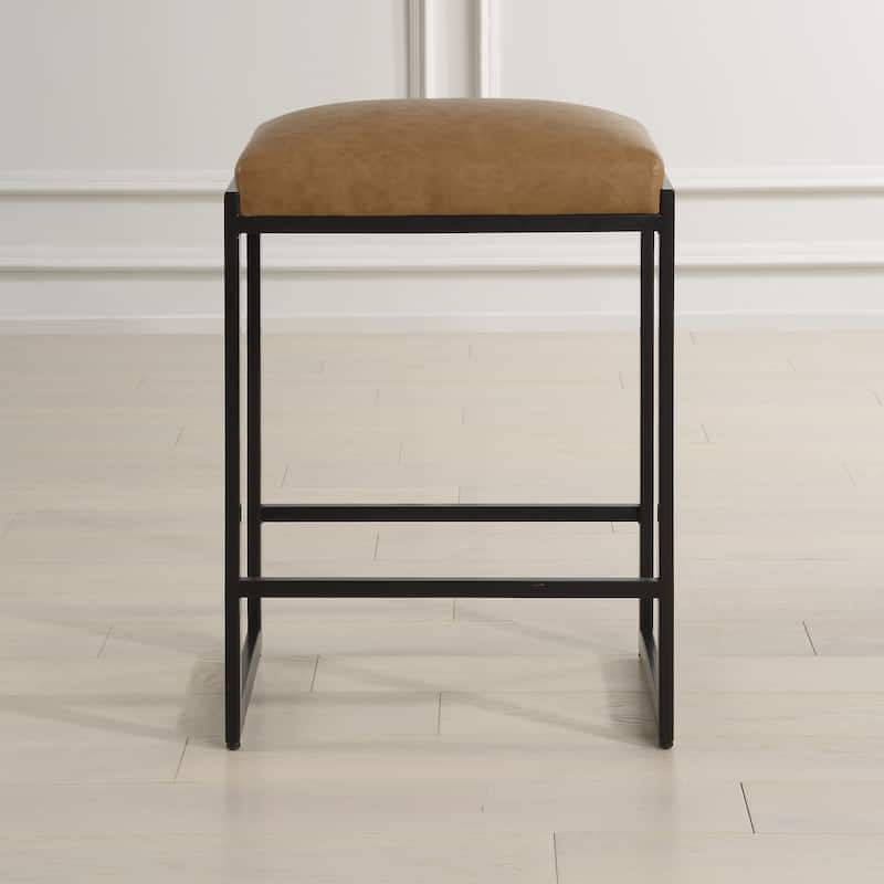 Uttermost 234-ATTICUS Atticus 18" Wide Iron Framed Polyester Counter