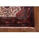 preview thumbnail 7 of 18, Vintage Geometric Hamedan Persian Runner Rug Hand-knotted Wool Carpet - 3'4" x 10'10"