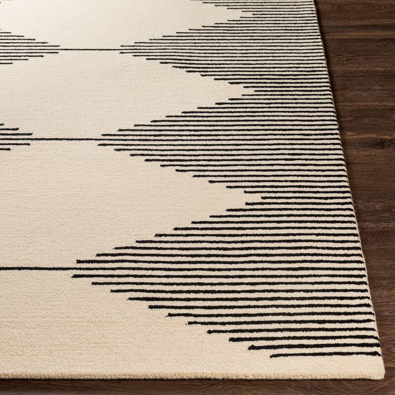 Livabliss Zepp Modern Wool Handmade Area Rug