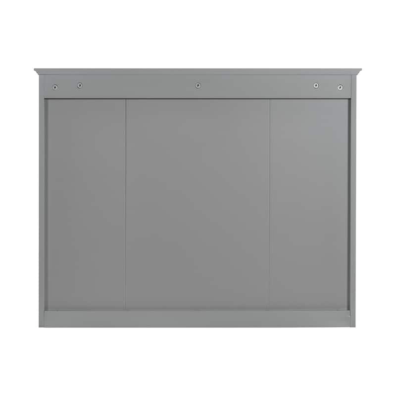 35'' x 27.5'' Medicine Cabinet,Wall Mounted Bathroom Storage Cabinet