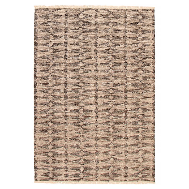 Ankara FW Grey Kilim 5'2" x 7'7" - 5'2 x 7'7 - Light Grey - 5'2 x 7'7