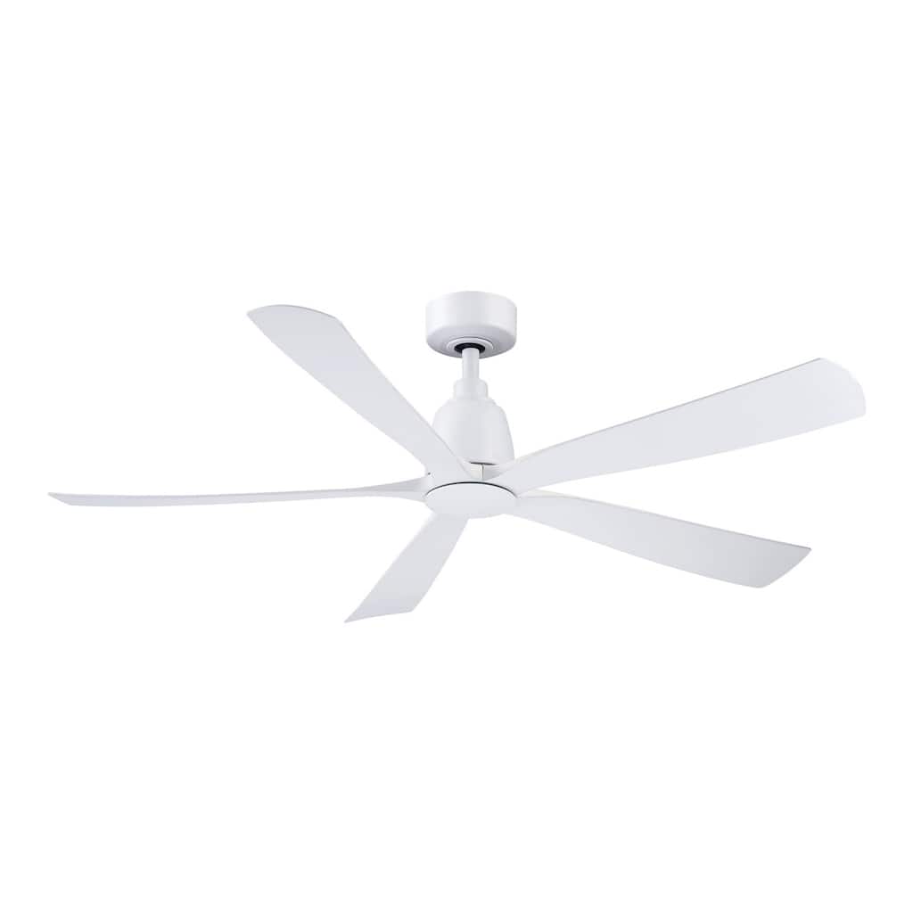 Fanimation Kute5 52 inch Indoor/Outdoor Smart Ceiling Fan - Matte White