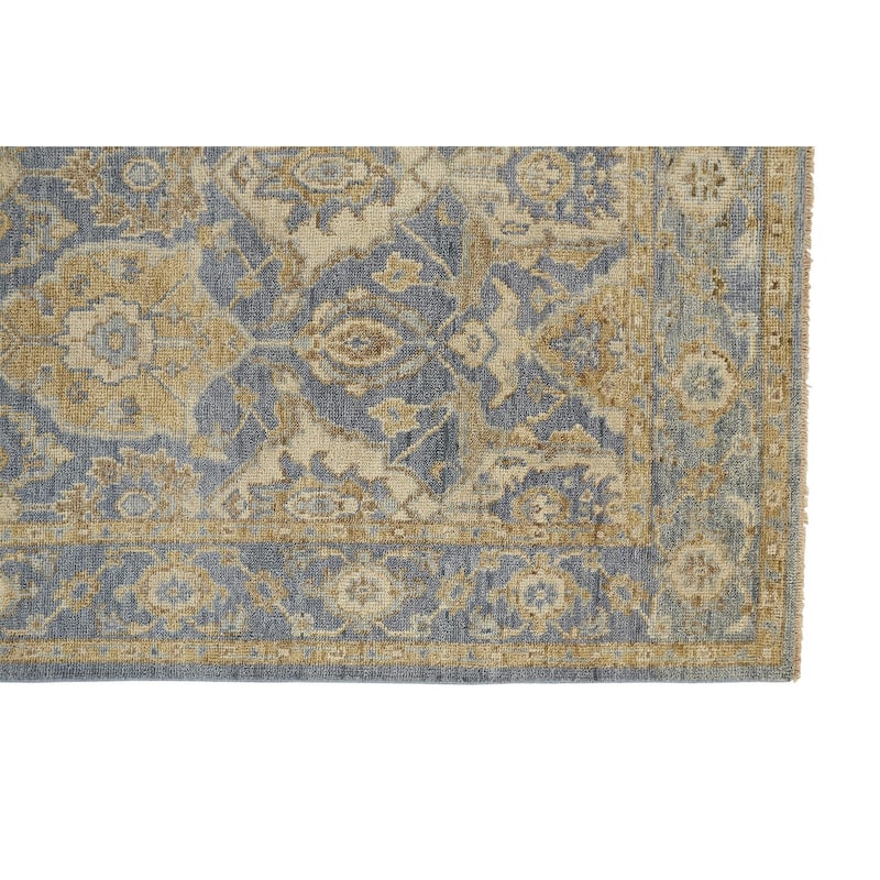 Subem Floral Stain Resistant with Fringe Soft Area Rug By HomeRoots - 2' x 3'