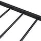 preview thumbnail 14 of 15, Black Twin Size Metal Platform Bed with two drawers,House-Shaped Headboard Design for Kids, Boys and Girls