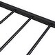 preview thumbnail 13 of 76, Metal Platform Bed With Twin Size Trundle,House-Shaped Headboard Design