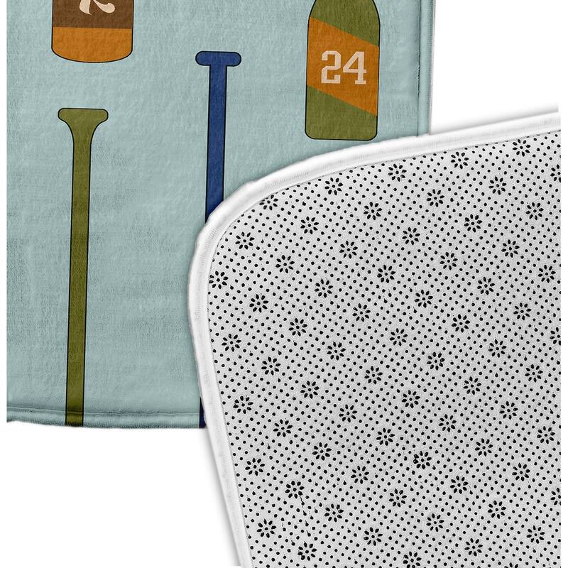 Oar Numbers Bath Mat