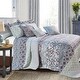 preview thumbnail 19 of 23, Serenta 9-pc. Cal King Printed Striped Cotton Blend Bed Coverlet Set