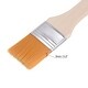 preview thumbnail 3 of 3, 1.1" Width Small Paint Brush Nylon Bristle with Wood Handle Tool 10Pcs - Yellow