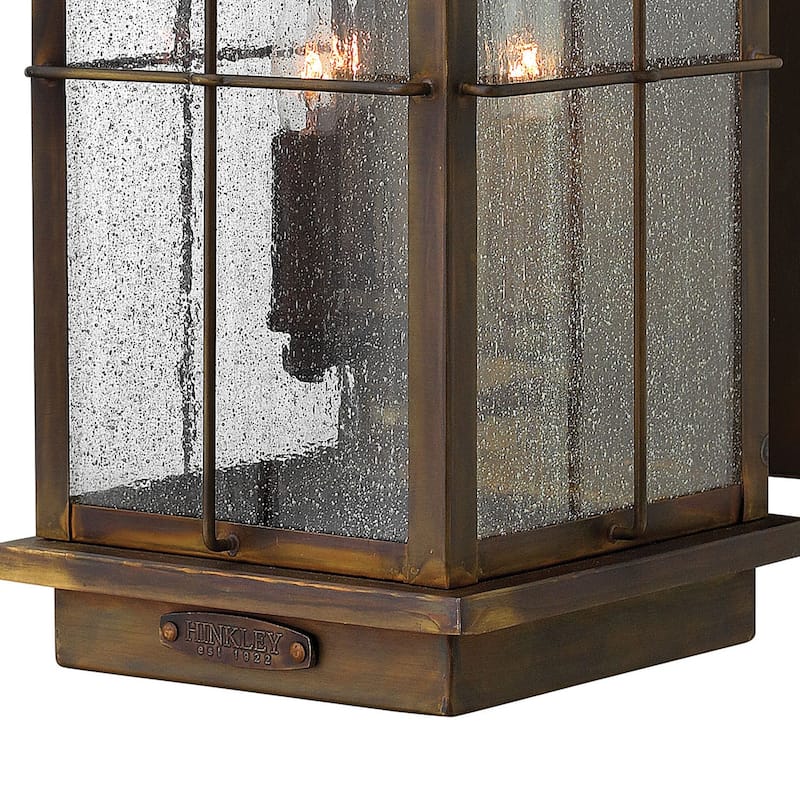 Hinkley Lighting Bingham 3 Light 21" Tall Outdoor Wall Sconce with LED