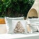 preview thumbnail 2 of 4, Stupell Beachy Shiplap Christmas Tree Outdoor Throw Pillow Design By Sasha