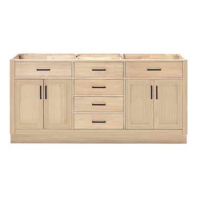 Ariel T072D-BC Hepburn 72" Double Free Standing Vanity Cabinet Only