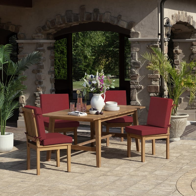 ARDEN Foam Outdoor Dining Chair Cushion, 20 x 20