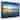 Designart "Blue Seashore with Distant Sunset" Seascape Framed Canvas Art Print