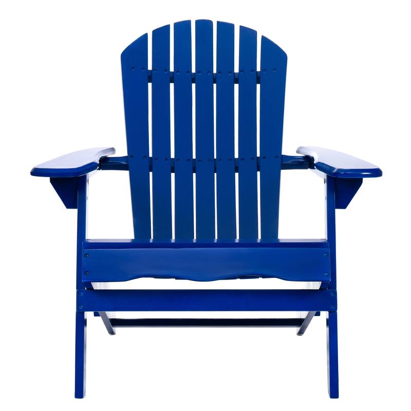 Rustic Outdoor Acacia Wood Foldable Adirondack Chairs
