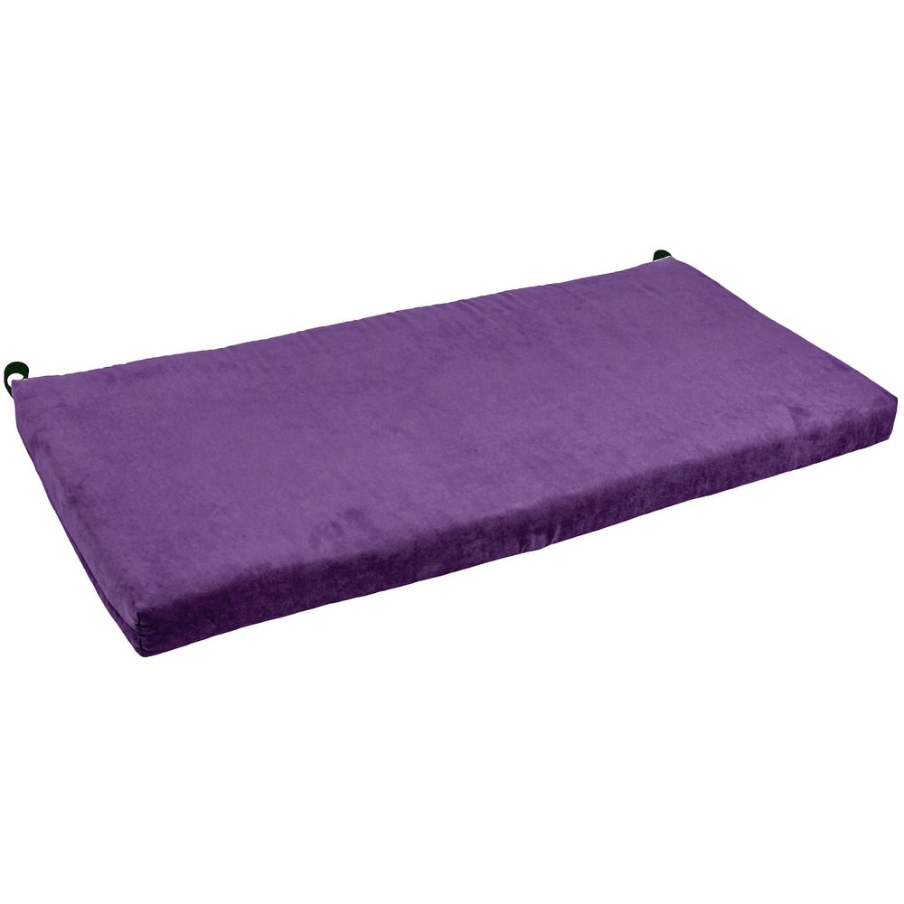 Microsuede Indoor Bench/Loveseat Cushion (40-, 42-, or 45-inches wide)
