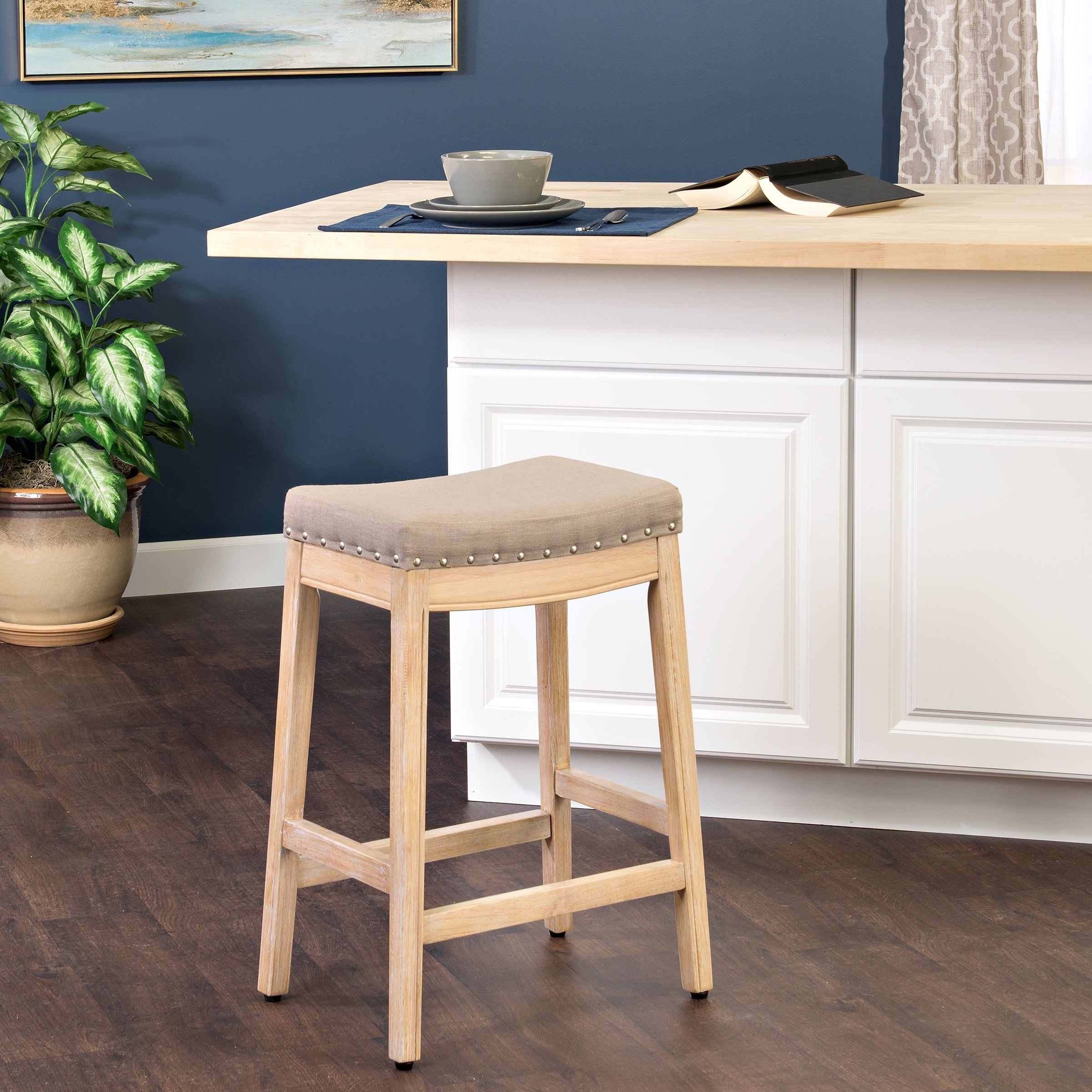 Nailhead counter stool deals