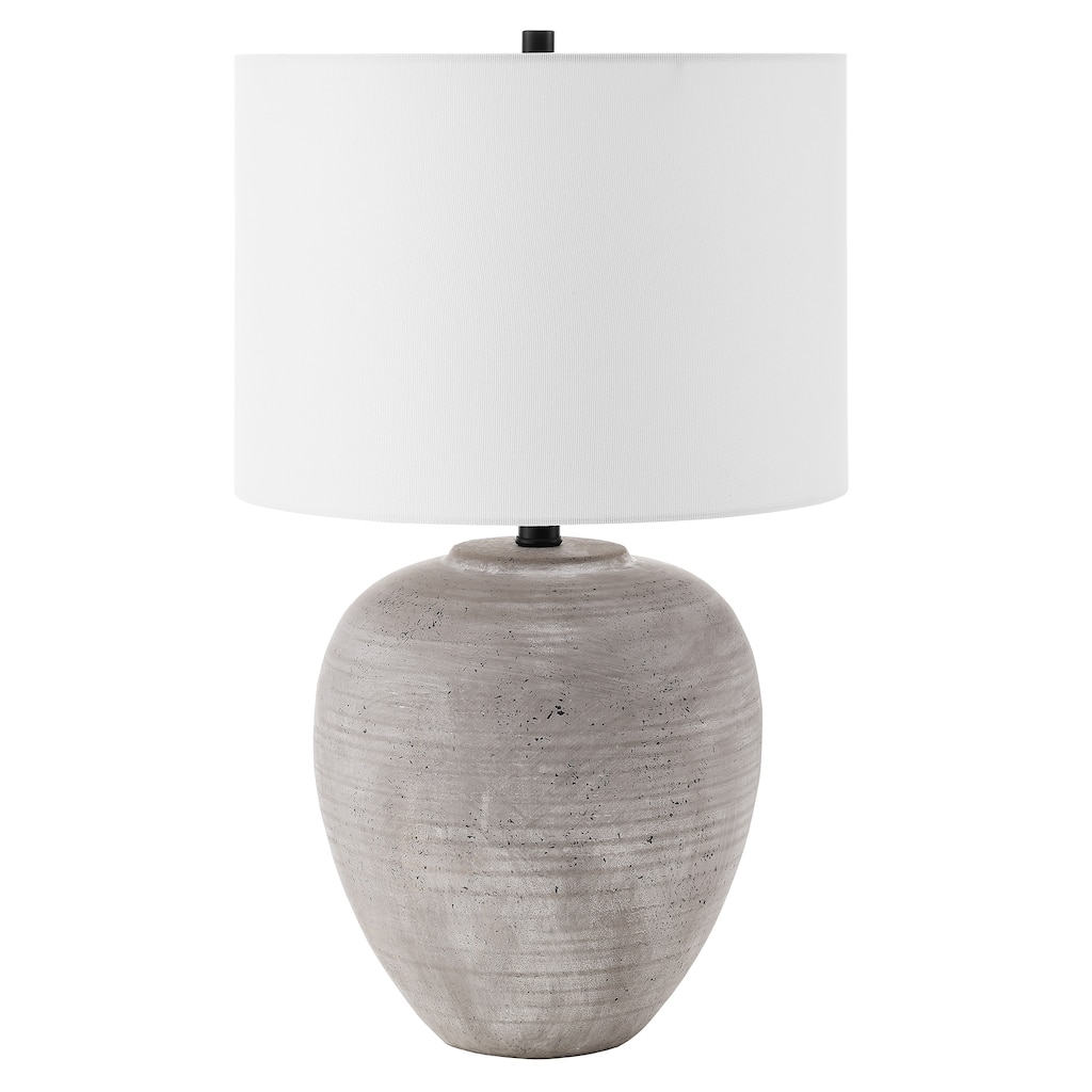 Shira 23" Tall Ceramic Table Lamp with Fabric Shade