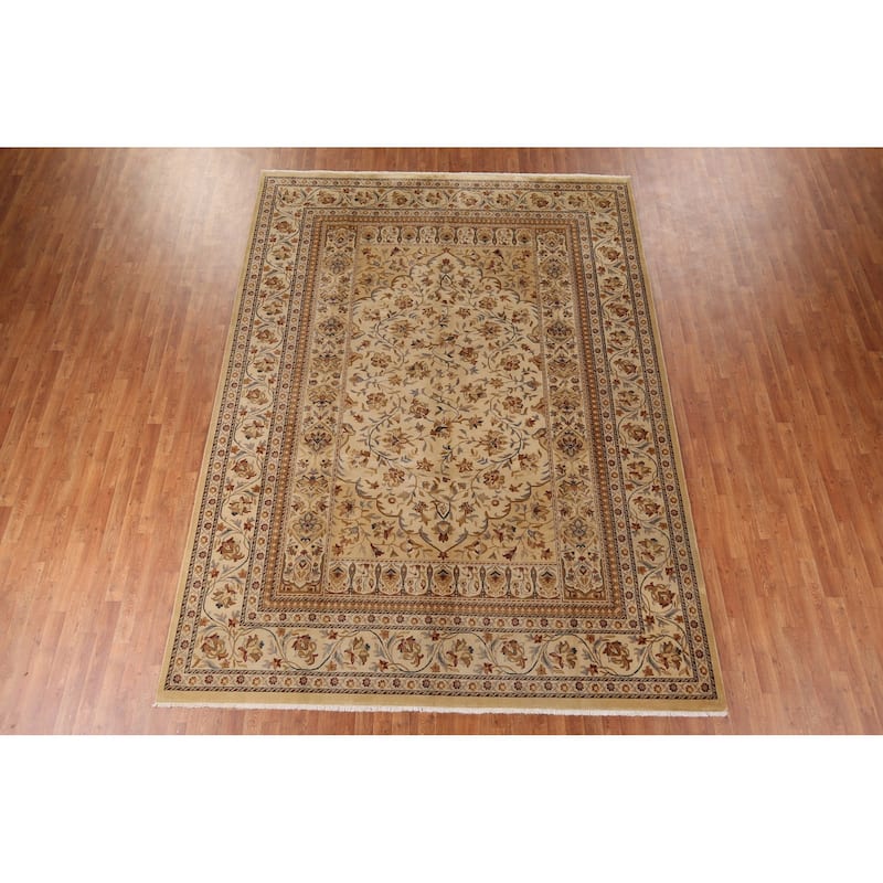 Floral Aubusson Chinese Area Rug Handmade Wool Carpet - 8'7" x 11'7"