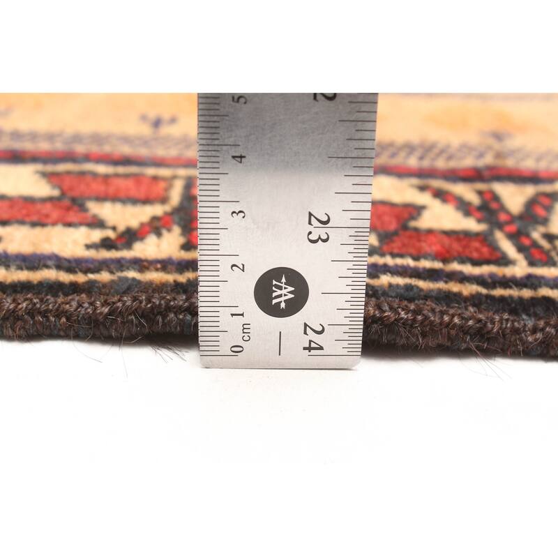 ECARPETGALLERY Hand-knotted Teimani Tan Wool Rug - 2'11 x 4'2