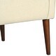 preview thumbnail 17 of 16, Modern Club Chair with Button-Tufted Back & Tonal Piping - Contemporary Upholstered Tub Chair with Sturdy Birch Wood Legs