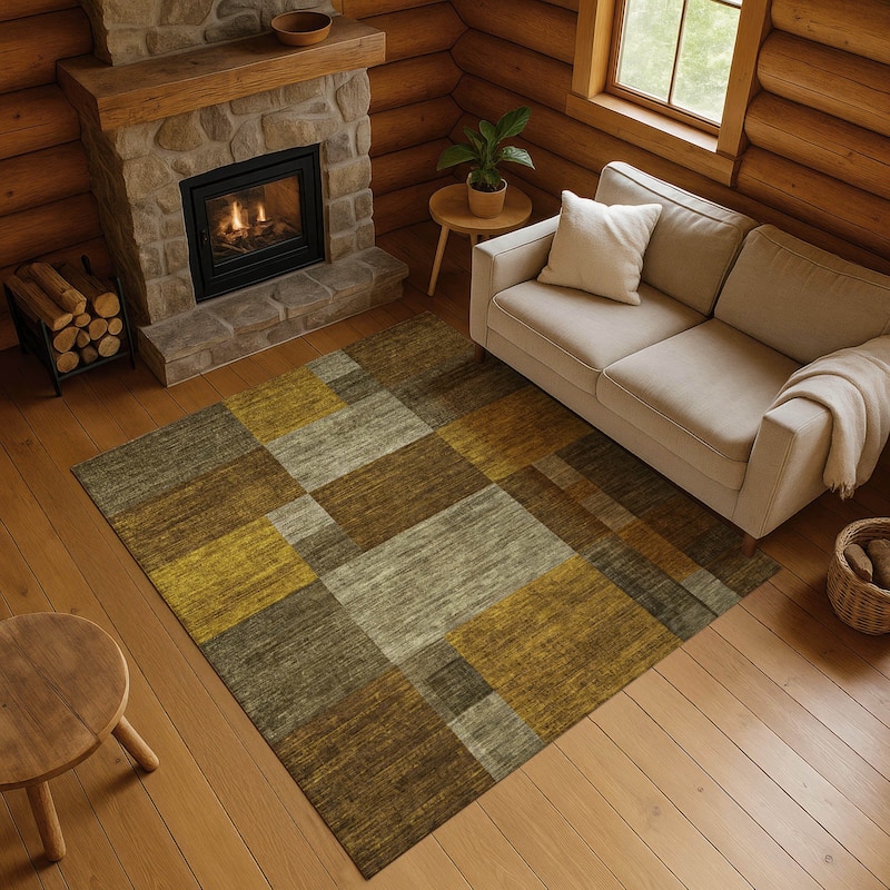 Premium Washable Super Soft Casual Contemporary Mayfield Rug - Pewter - 8' x 10'