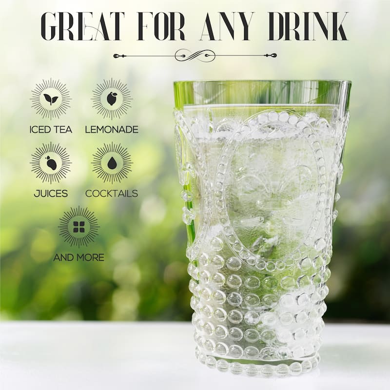 Elle Decor Set of 4 Acrylic Water Tumblers