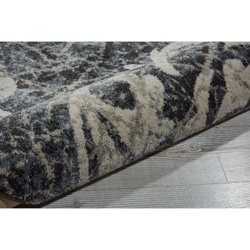 Nourison Maxell Modern Distressed Floral Mosaic Area Rug
