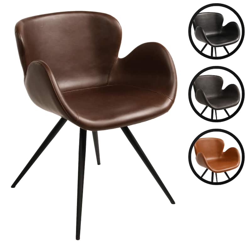 Furnish Theory Terra Serenity Dining Armchair Arm Chair w/ Various Artificial Leather (Polyurethane) Upholstery Covers