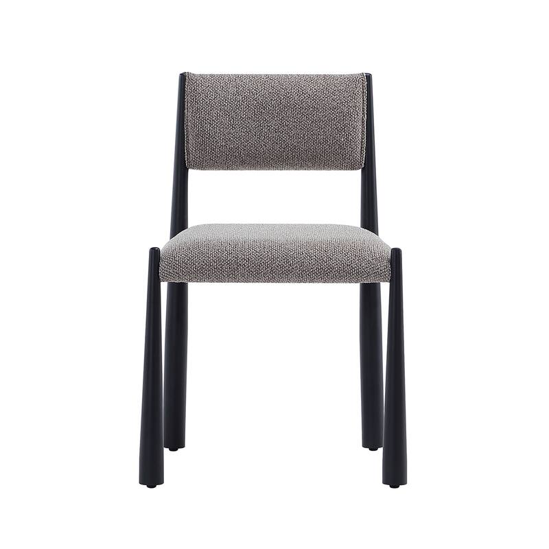 Manhattan Comfort Lennor Metal Boucle Side Chair Set of 2