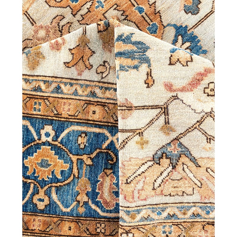 Serapi One-of-a-Kind Hand-Knotted Area Rug - Ivory - 8' 1" x 9' 9"