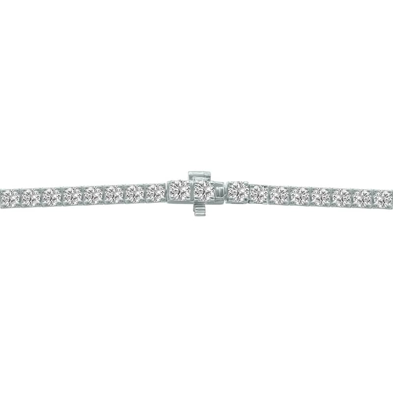 Marquee 6 Carat TW Lab Grown Diamond Tennis Bracelet in 14K White Gold