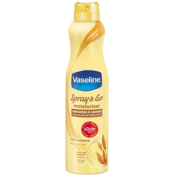 Vaseline Spray & Go Moisturizer, Total Moisture, 6.5 oz