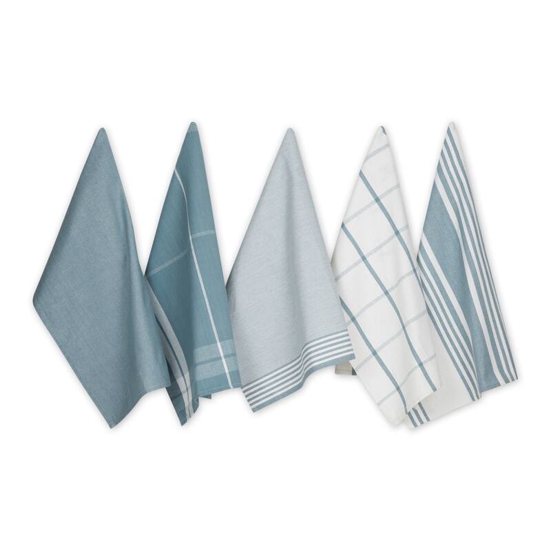 Classic Oversized Woven Dishtowels (Set of 5)