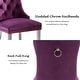 preview thumbnail 32 of 99, High-end Tufted Velvet Upholstered Nailhead Dining Chair Set of 6