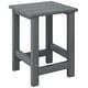 preview thumbnail 86 of 166, Laguna Kids Outdoor Poly Adirondack Side Table Gray