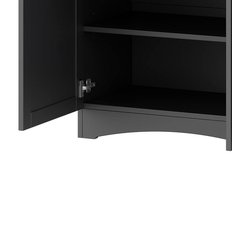 Large TV Stand Display Cabinet Set for TVs Up to 70", Wood Media Console Table Entertainment Center with Cabinet, 2 Drawers