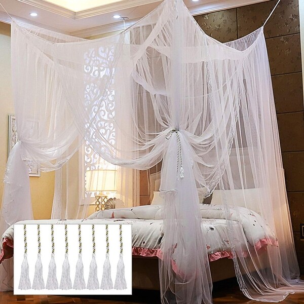 4 Corner Post Bed Canopy for Full Queen King Size Bed On Sale Bed Bath Beyond 39780359