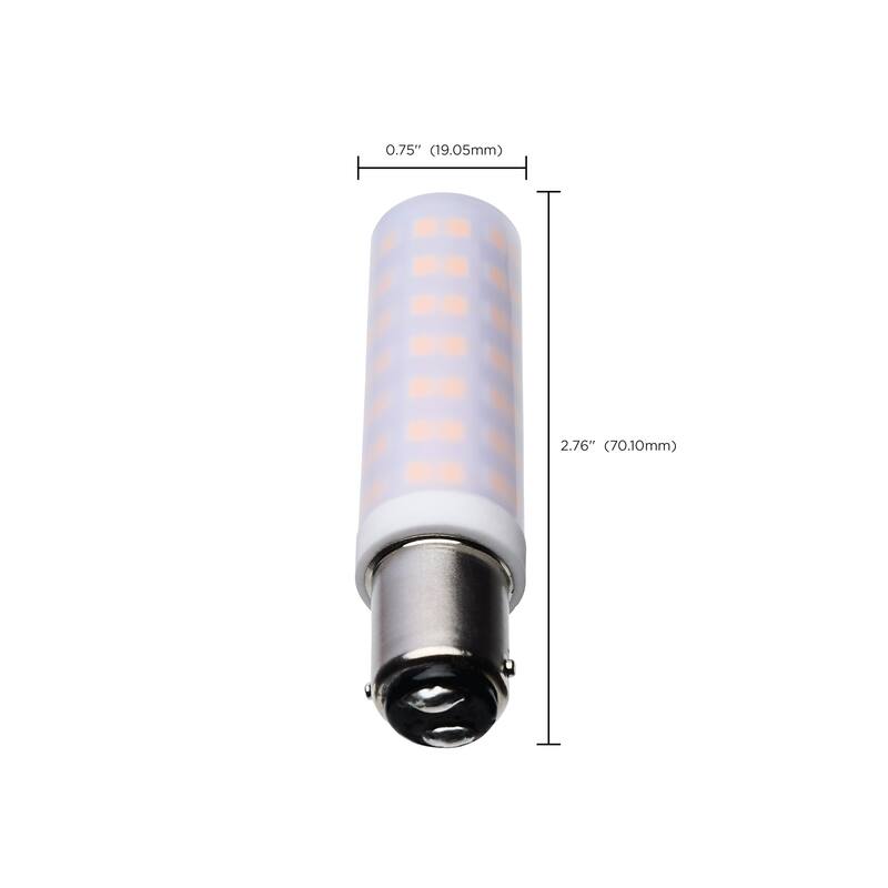 6.5 Watt T6 LED Frost Finish DC Base 3000K 120V