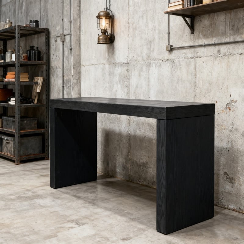 58''Modern Wooden Long Console Table for Entryway and Living Room