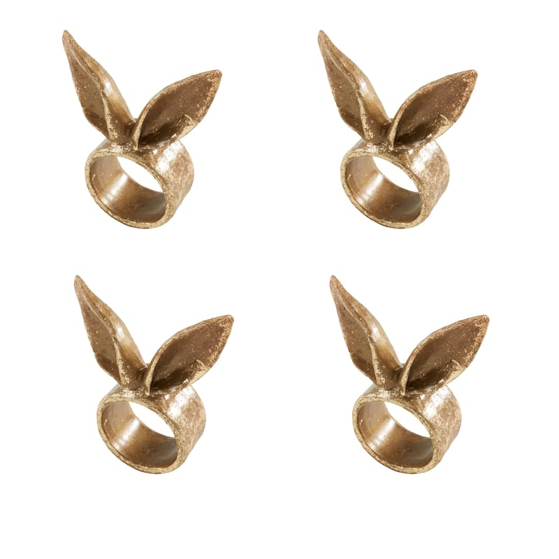 Napkin Rings With Bunny Ears Design (Set of 4)