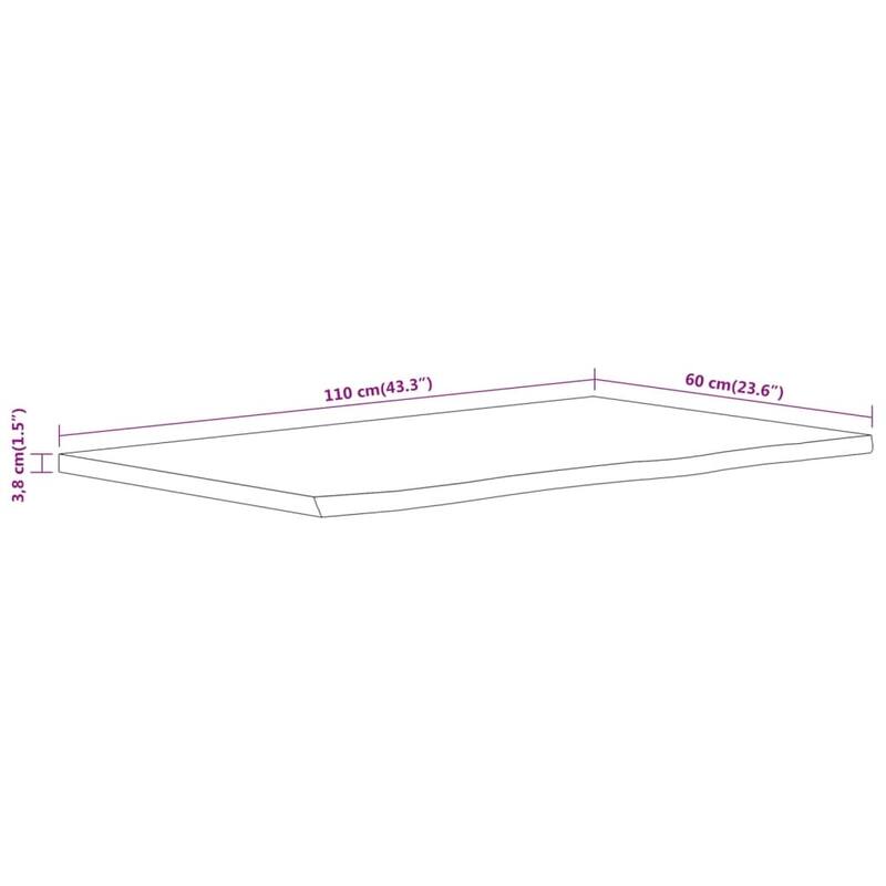 vidaXL Wall Shelf Natural wood Solid acacia wood