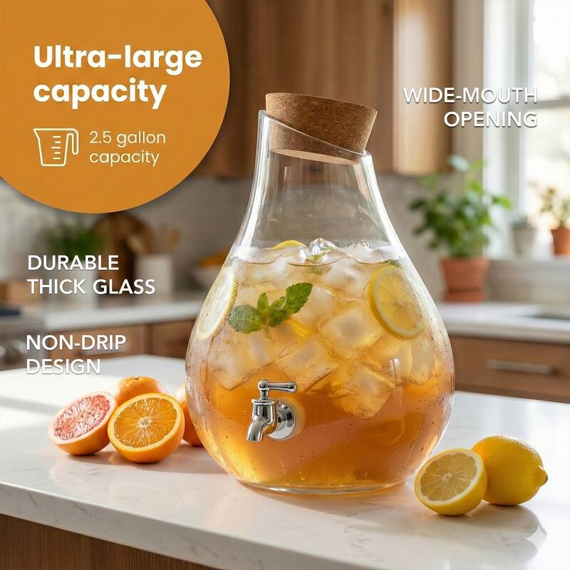Beverage Dispenser W/Cork Lid