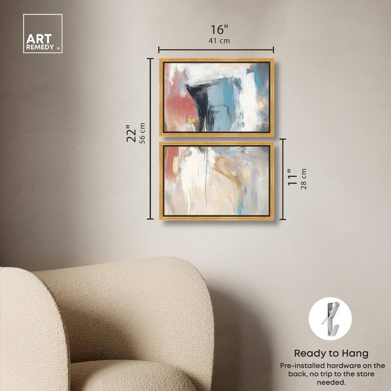 Sanctuary IV Canvas Set of 2 by Art Remedy