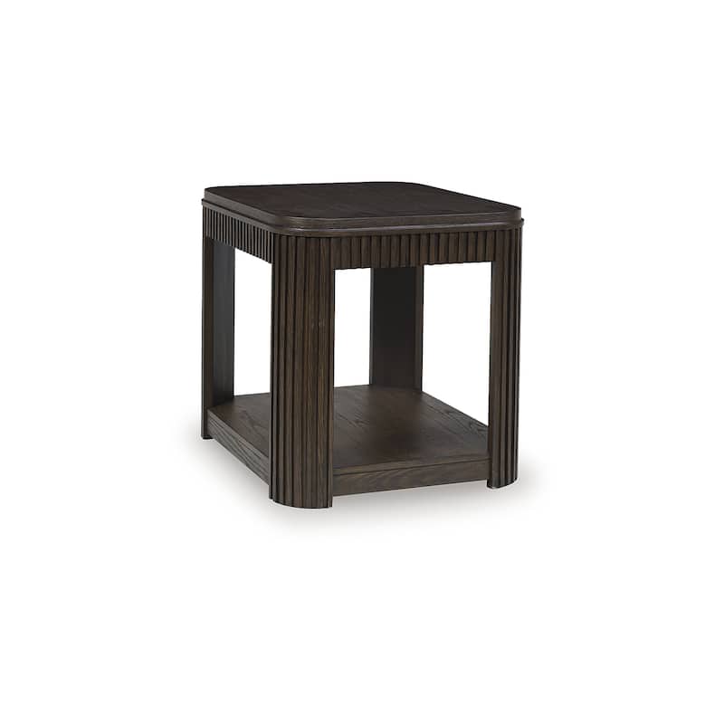 Signature Design by Ashley Carlibrie Dark Brown End Table - 22" W x 26" D x 24" H