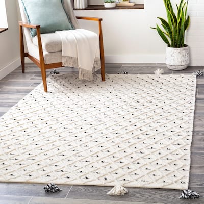 Leslawa Handmade Indoor / Outdoor Moroccan Area Rug