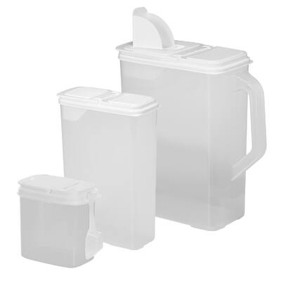 Buddeez Cereal Buddy Food Storage Dispensers Plastic (Set of 3)