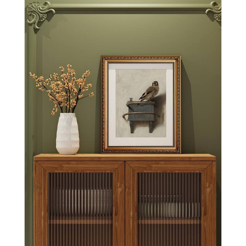 Vintage Gold Framed Bird Wall Art