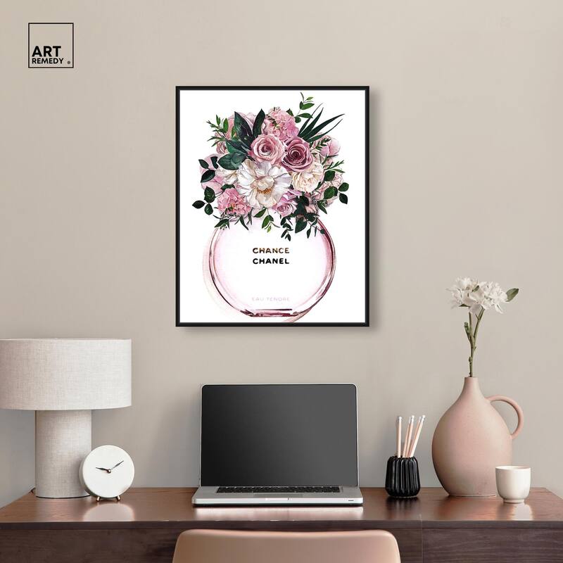Floral Chance Fragrance Canvas by Art Remedy